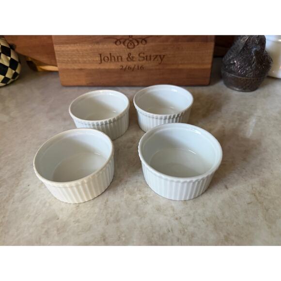 Apilco France set of 3 porcelain ramekins 3-1/4” - Picture 2 of 10